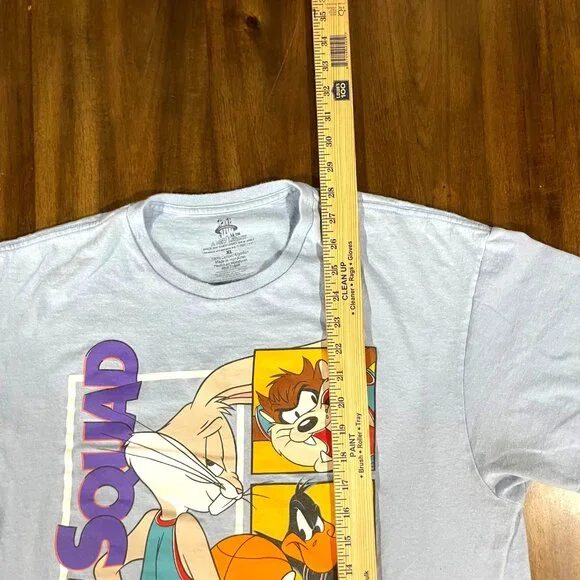 Space Jam A New Legacy Tune Squad Graphic T-Shirt White XL 100% Cotton - Picture 4 of 5